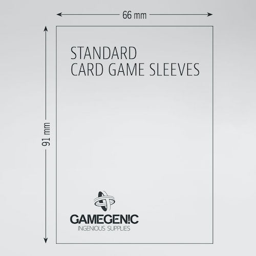 Gamegenic Matte Standard Card Game Sleeves 66 x 91 mm | Tacoma Games
