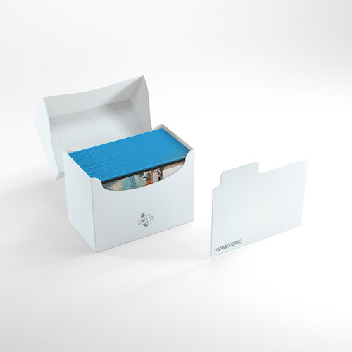 Side Holder 80+ Card Deck Box: White | Tacoma Games