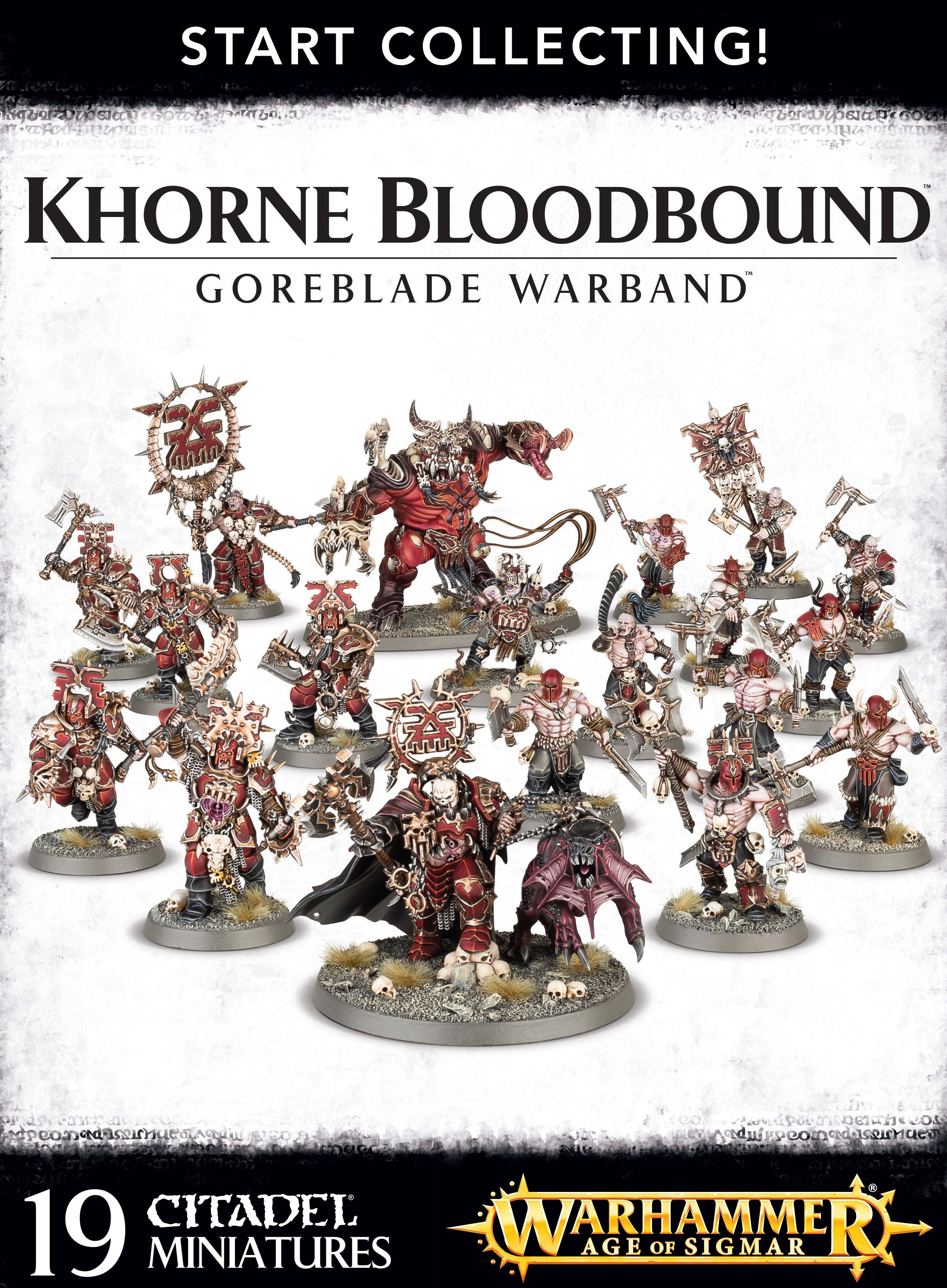 Start Collecting! Khorne Bloodbound - Goreblade Warband | Tacoma Games
