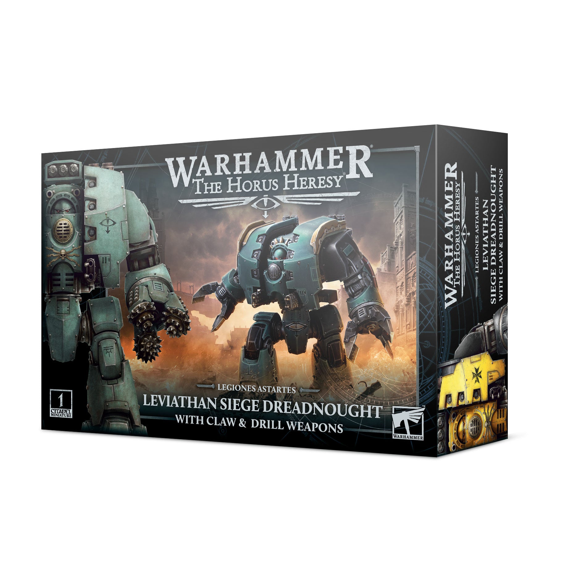 Horus Heresy  Leviathan Siege Dreadnought with Claw and Drill Weapons | Tacoma Games