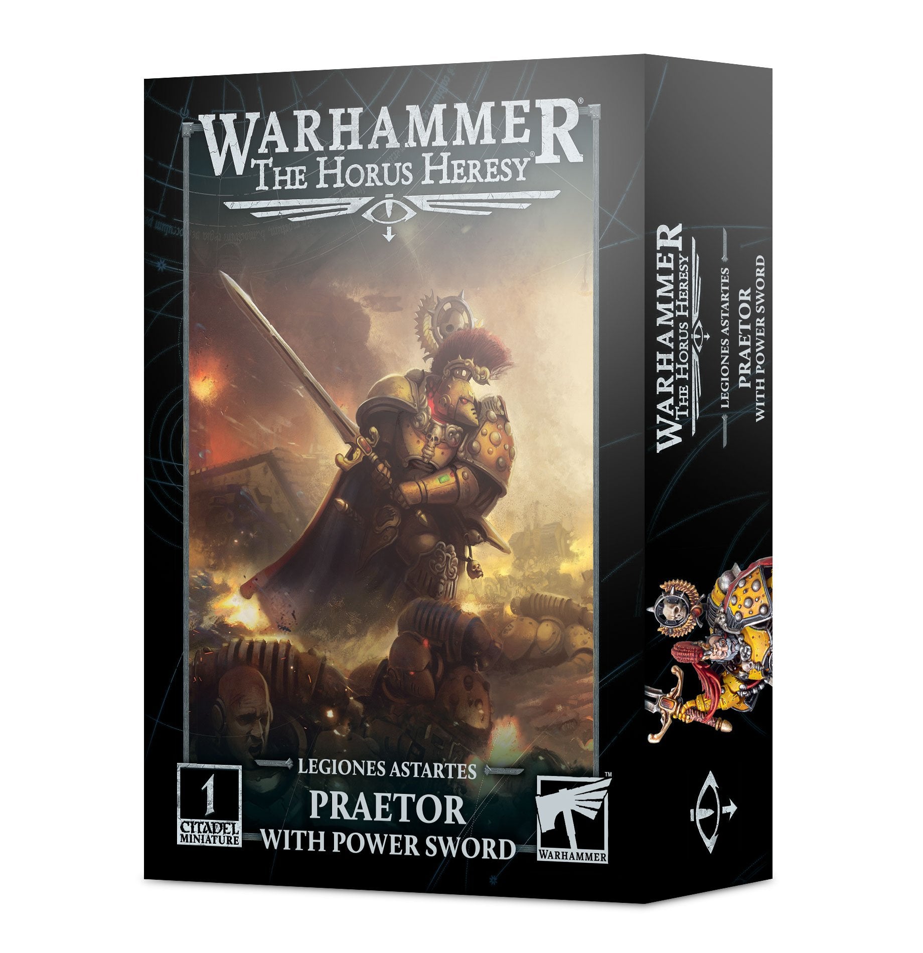 Horus Heresy Legion Praetor with Power Sword | Tacoma Games