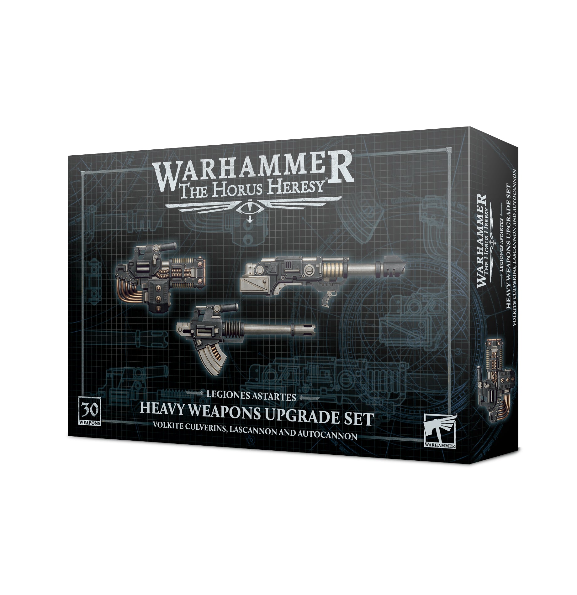 Heavy Weapons Upgrade Set – Volkite Culverins, Lascannons, and Autocannons | Tacoma Games