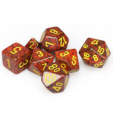 Chessex: Speckled Mercury 7-Die Set | Tacoma Games