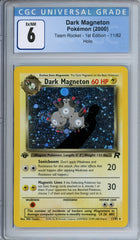 CGC 6 1st edition team rocket dark magneton | Tacoma Games