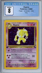 CGC 8 1st edition fossil Hypno | Tacoma Games
