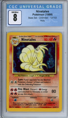 CGC 8 Unlimited Base set Ninetales | Tacoma Games