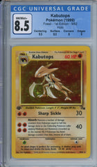 CGC 8.5 1st edition fossil kabutops | Tacoma Games