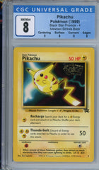 CGC 8 pikachu black star promo 4 mewtwo strikes back | Tacoma Games
