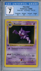 CGC 7 1st edition base set haunter | Tacoma Games
