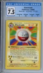 CGC 7.5 1st edition base set Electrode | Tacoma Games