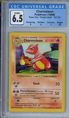 CGC 6.5 shadowless base set charmeleon | Tacoma Games