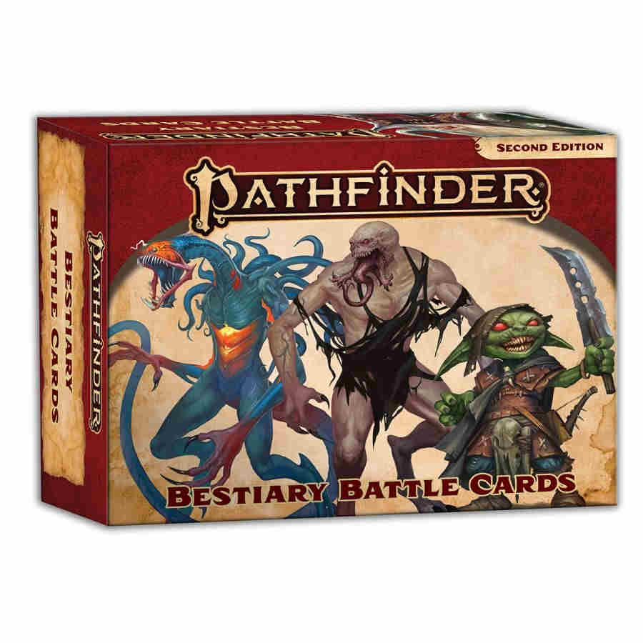 PATHFINDER RPG (2E): BESTIARY BATTLE CARDS | Tacoma Games