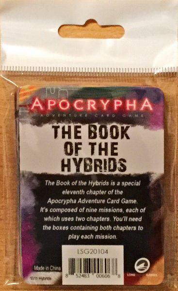 Apocrypha Adventure Card Game: The Book of the Hybrids | Tacoma Games