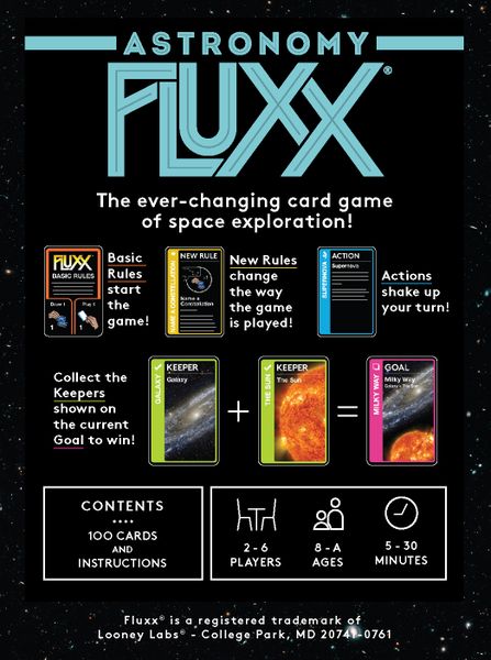 Astronomy Fluxx | Tacoma Games