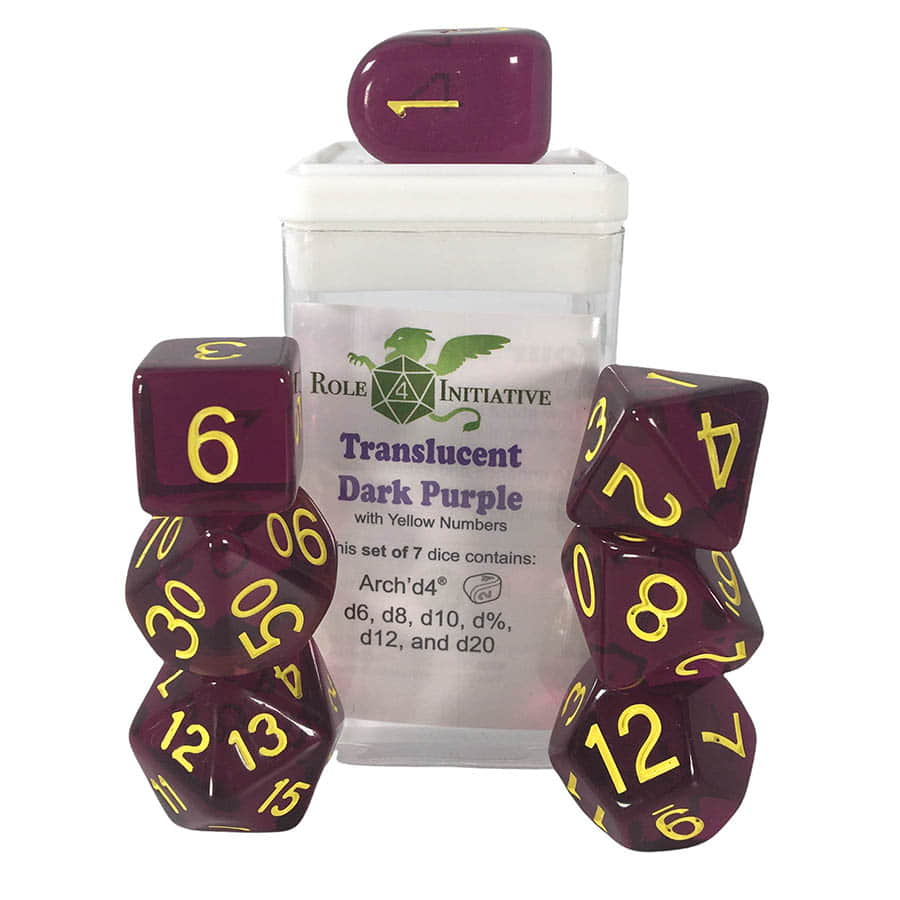 Roll 4 initiative dice sets | Tacoma Games