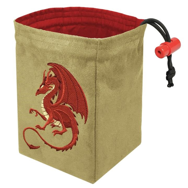 Fantasy Red Dragon Dice Bag | Tacoma Games