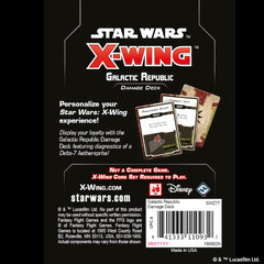 Star Wars X-Wing 2nd Ed: Galactic Republic Damage Deck | Tacoma Games