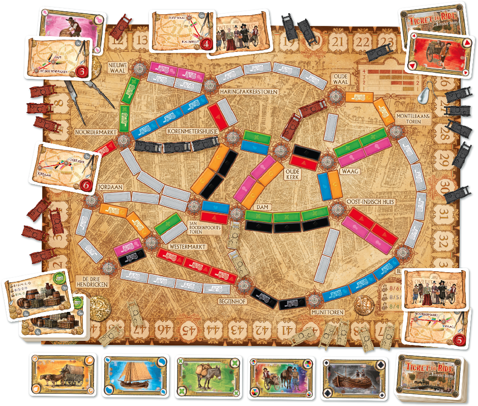 Ticket to Ride: Amsterdam | Tacoma Games