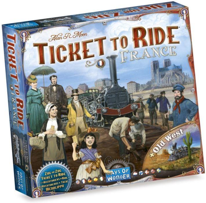 Ticket to Ride Map Collection Volume 6 – France & Old West | Tacoma Games