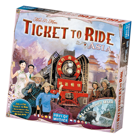 Ticket to Ride Map Collection Volume 1 Asia | Tacoma Games