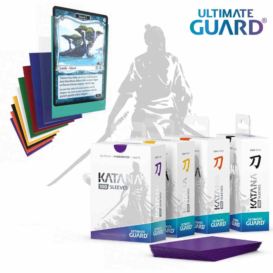 samurai card sleeves Ultimate Guard Katana Sleeves: Standard Size (100CT) – Tacoma Games